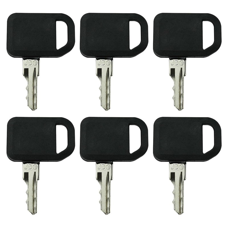 gradora AM131841 6PCS Ignition Keys Replacement for John Dee-re 300 400 X400 X700 GT235 GX LX CS CX Gator TS HPX Mower Tractors Series - Image 2